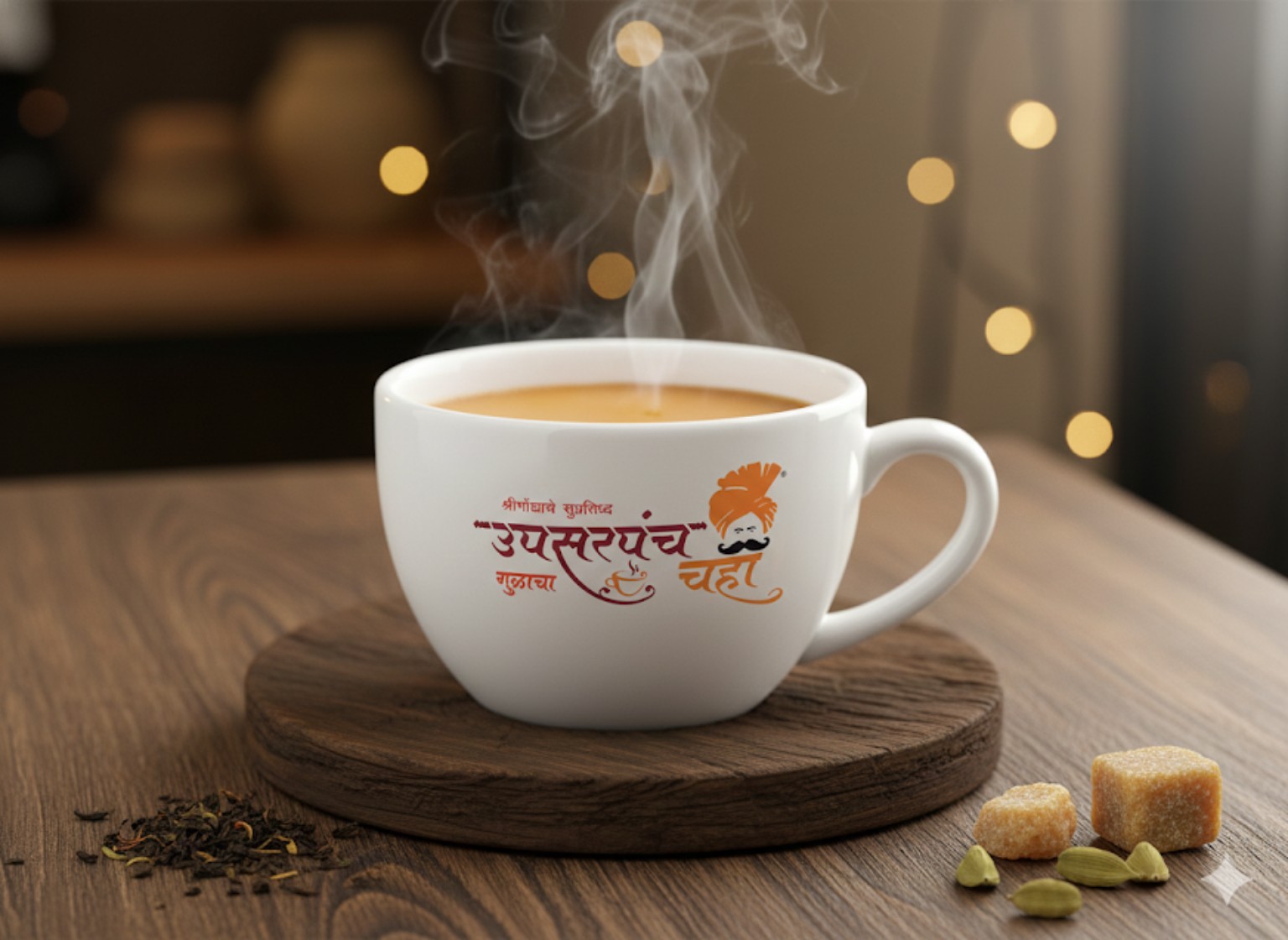 MB Chai branded cup