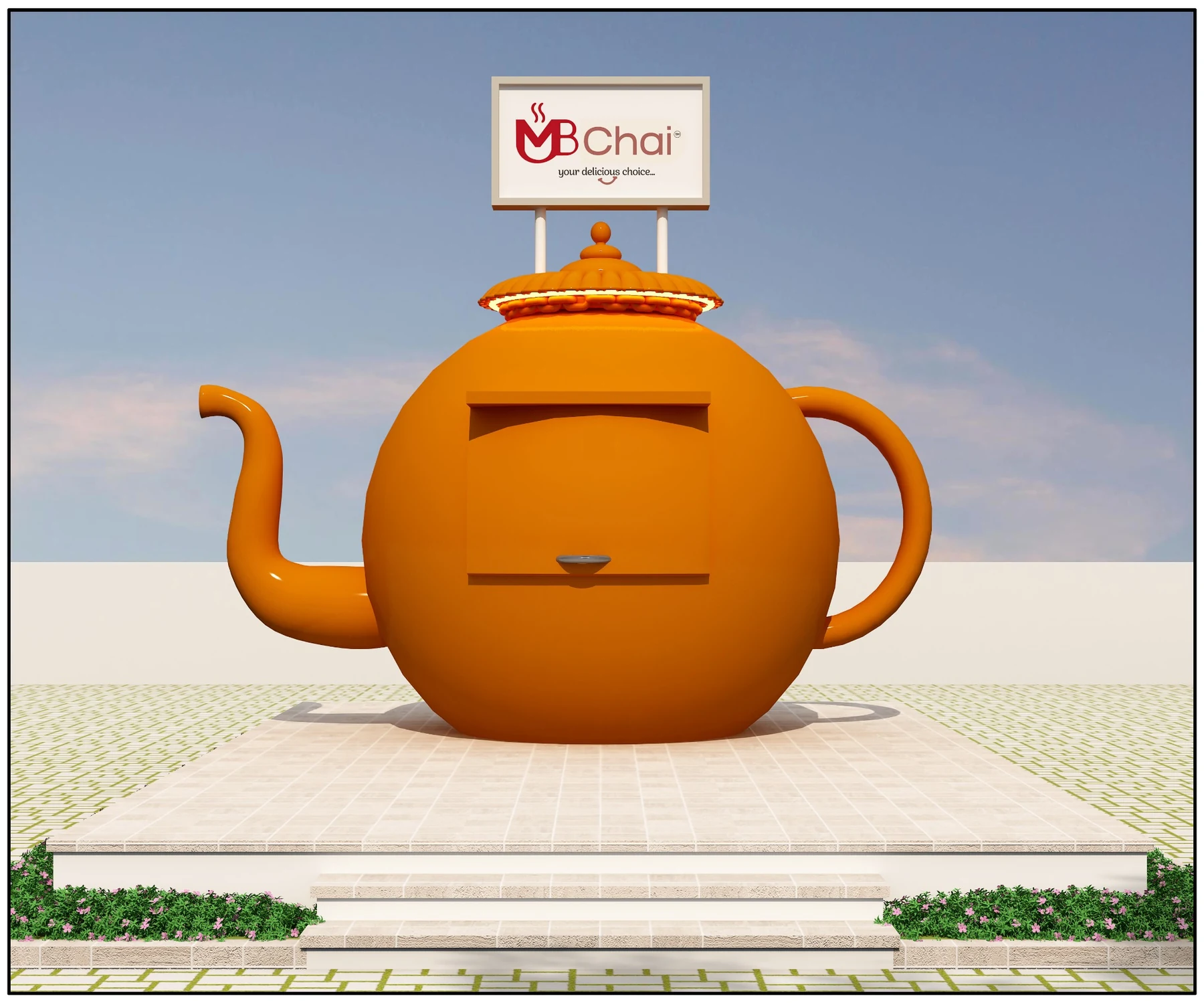 Official MB Chai kettle café model
